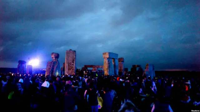 День летнего солнцестояния в Стоунхендже