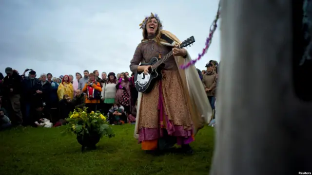 День летнего солнцестояния в Стоунхендже