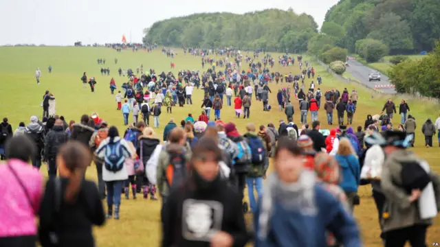 День летнего солнцестояния в Стоунхендже