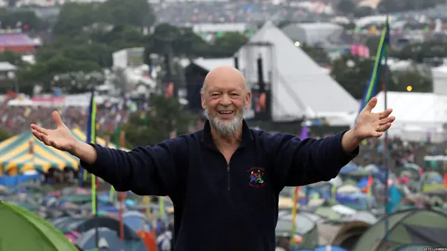 Майкл Ивис, организатор Гластонбери