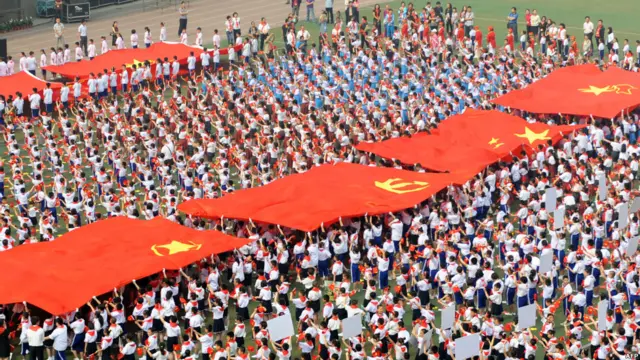 Ribuan anak di Taiyuan, Cina utara