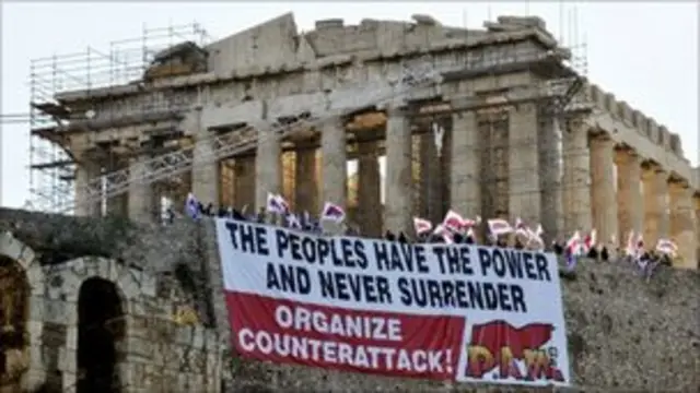 Aksi mogok Yunani