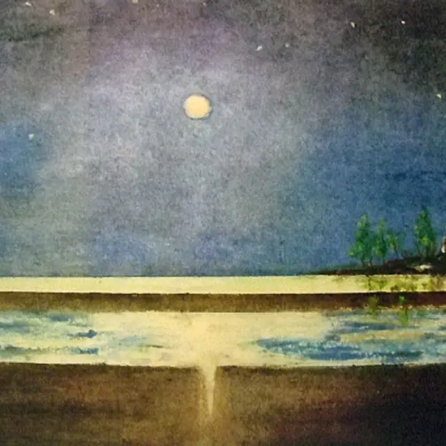 Cuadro pintado por un preso de Guantánamo