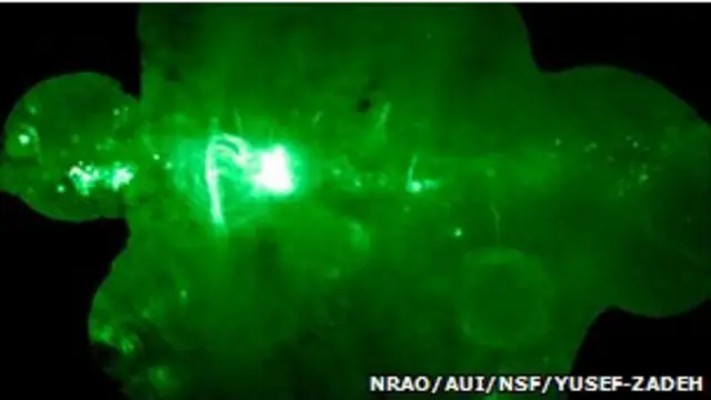 Струны в центре Млечного Пути