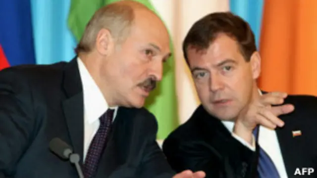 Президенты России и Белоруссии