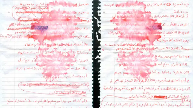 tulisan osama bin laden