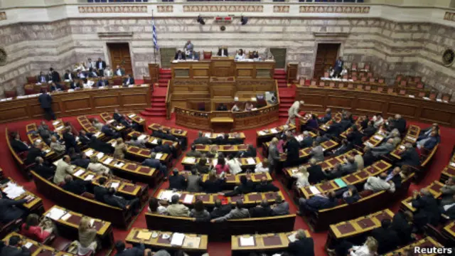 Parlemen Yunani dalam sidang 30 Juni 2011