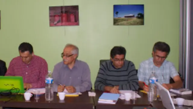 از راست: عباس معروفی، رضا چاوشی، مسعود کدخدایی و مسعود مافان