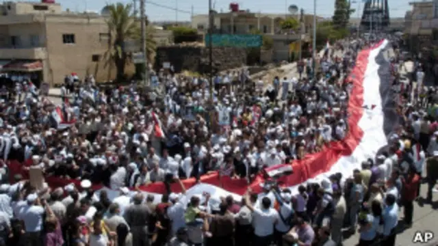 Demonstrasi anti pemerintah di Suriah meluas dalam beberapa minggu terakhir. 