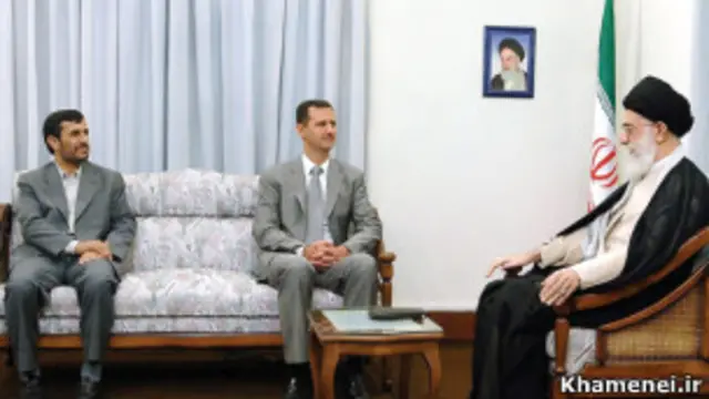 رهبران ایران و بشار اسد