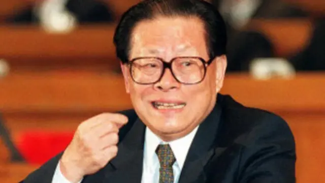 当前中共老人干政的代表江泽民