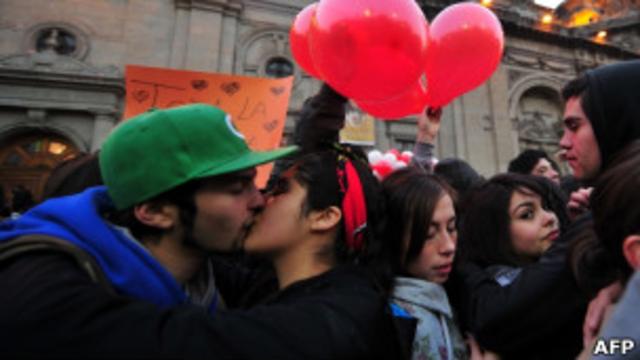 Protesta de estudiantes chilenos