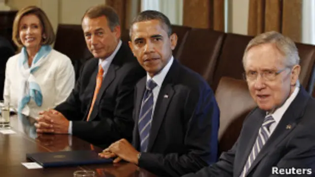 Barack Obama se reune con líderes del Congreso