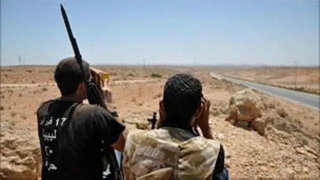 مقاتلو المعارضة الليبية