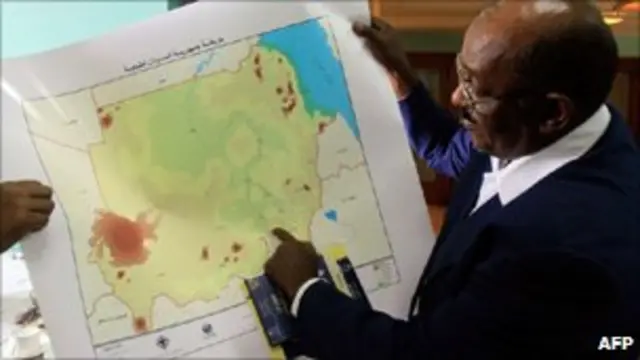 Mapa de Sudán del Sur