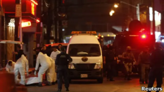 Центр города Монтеррей, где произошло преступление