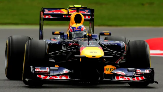 Pembalap Jerman Sebastian Vettel bersama-sama dengan Webber menempatkan timnya Red Bull pada urutan dua teratas. 