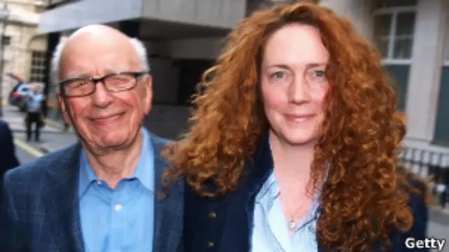 Руперт Мердок и Ребекка Брукс