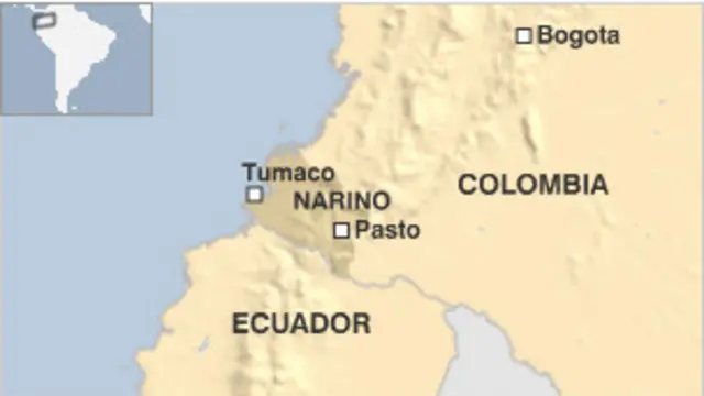 Colombia map