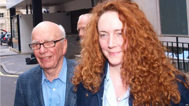 Rupert Murdoch dan Rebekah Brooks