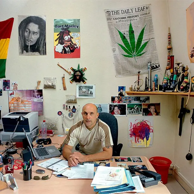 Fotos sobre la exposición Burocracia de Jan Banning. (http://www.janbanning.com)