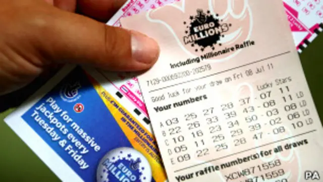 Билет лотереи Euromillions