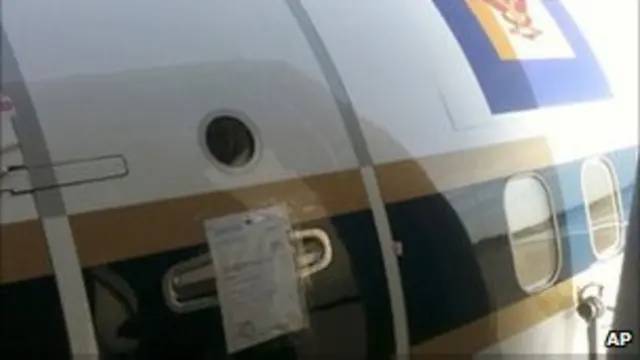 Pesawat jet Boeing 737 milik Putra Mahkota Thailand ini sekarang ditahan di bandara Munchen