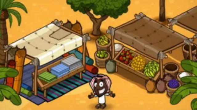 لعبة الواحة السعيدة