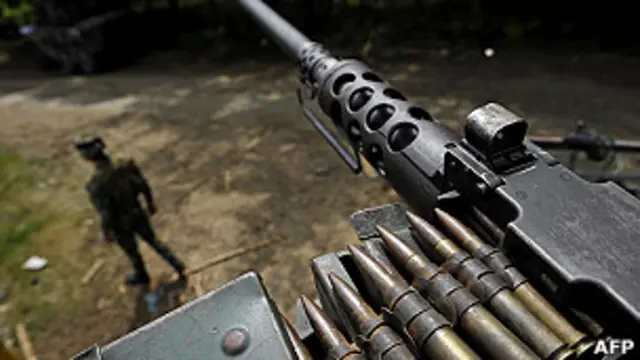 Tanque del ejército colombiano