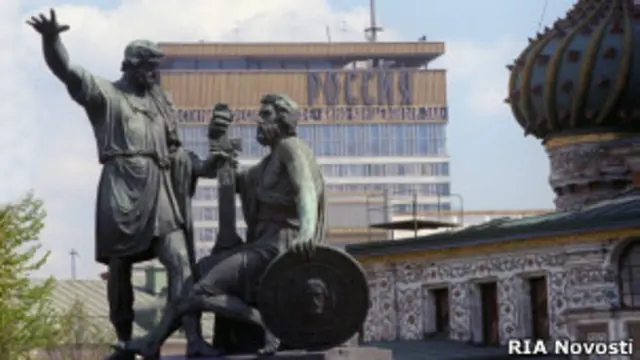 Памятник Минину и Пожарскому в Москве