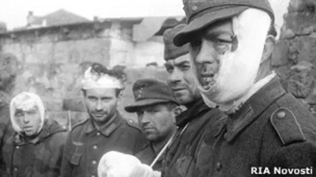 немецкие военнопленные в 1943 году
