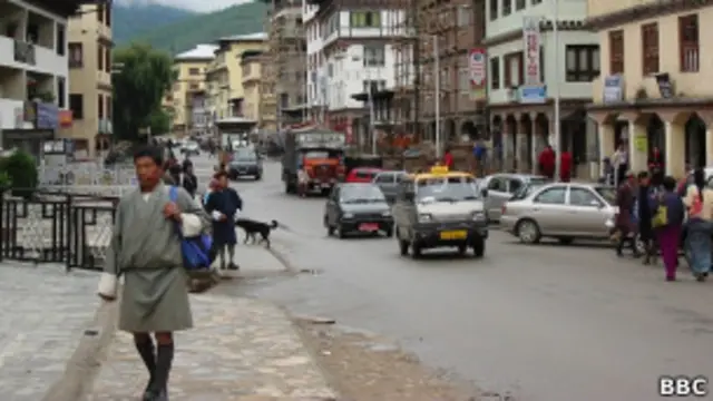 Столица Бутана Тхимпху