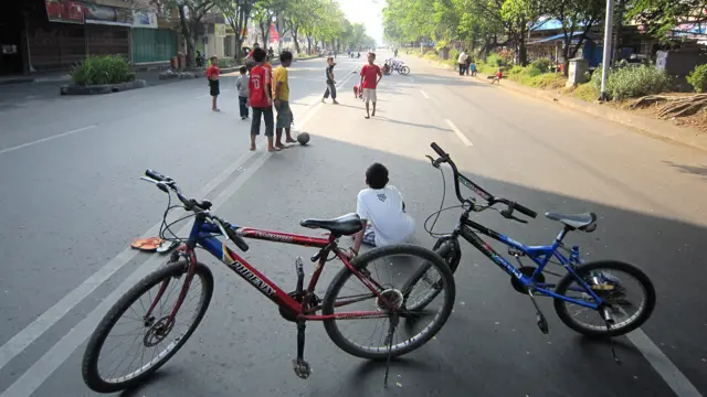 Jalan bebas mobil di Solo