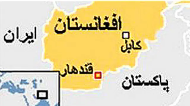 نقشه قندهار