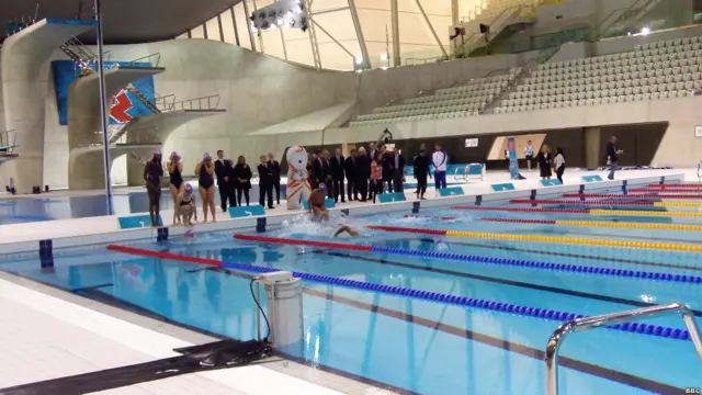 Kolam renang Olimpiade 2012