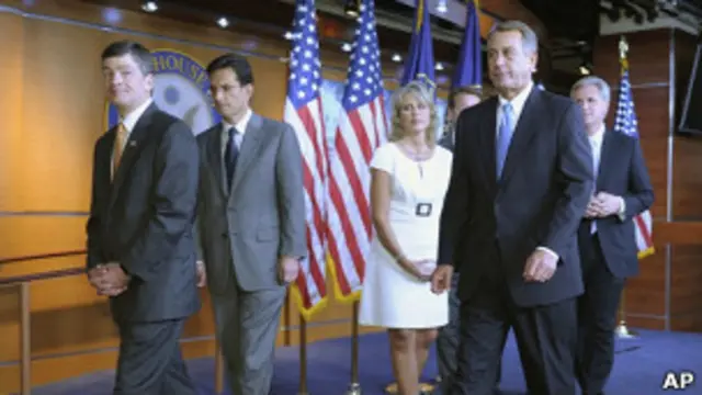 Republicanos no Congresso | Foto: AP