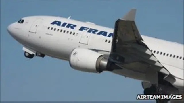 F-GZCP jet Air France yang mengalami kecelakaan