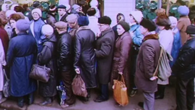 Очередь в Москве, 1991 год