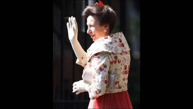 شہزادی زارا کی والدہ شہزادی این بھی اس تقریب میں موجود تھیں