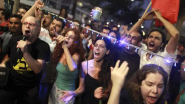 محتجون إسرائيليون