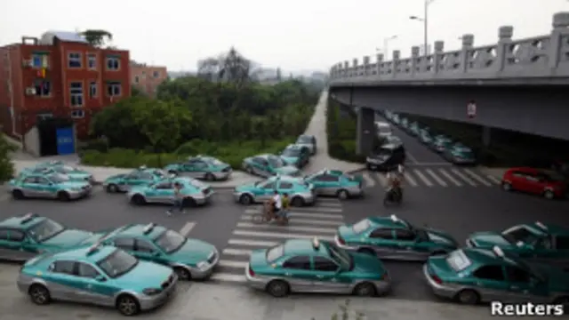 杭州出租車罷運（02/08/2011）