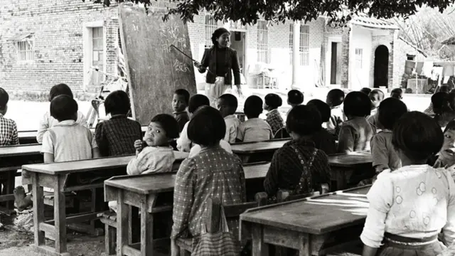 农村小孩学国语