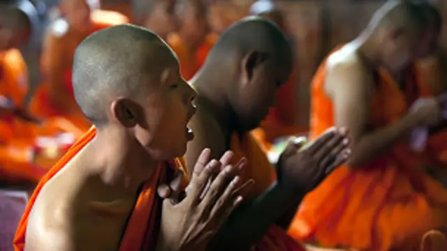Monks in Thailand