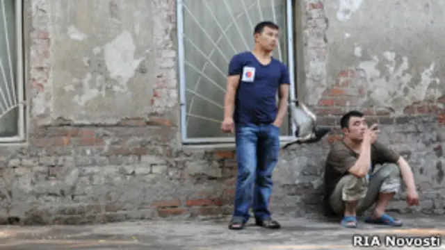 Мигранты в Москве