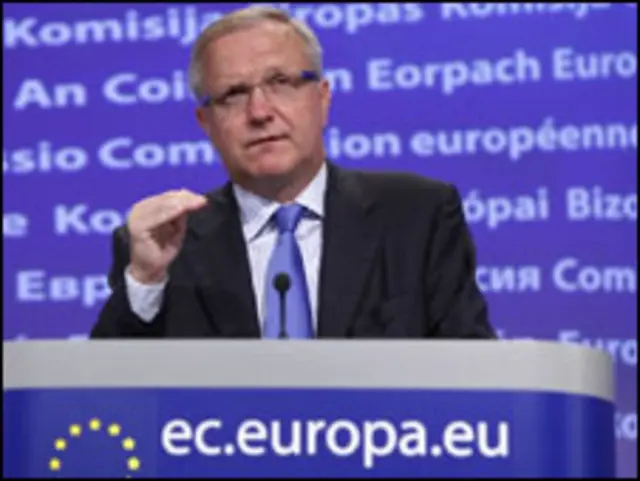 ဥရောပ စီးပွားရေး ဆိုင်ရာ ကော်မရှင်နာ မင်းကြီး Ollie Rehn