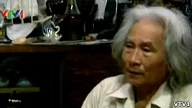 Ông Trần Đức Quế trong phóng sự của VTV1