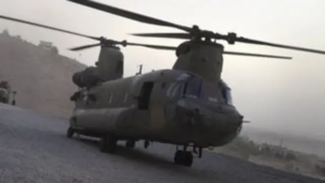 Chinook adalah helikopter operasi asing di Afghanistan