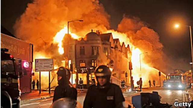 Incendio en Londres.