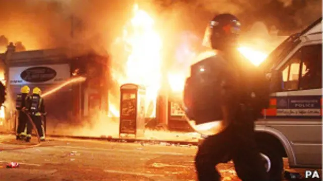 Disturbios en Tottenham