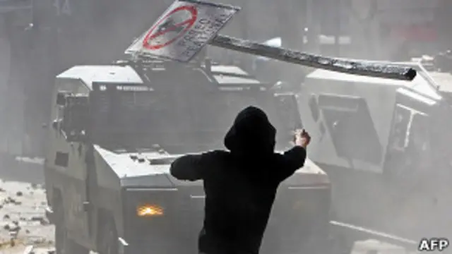 Protestas estudiantiles en Chile. Archivo